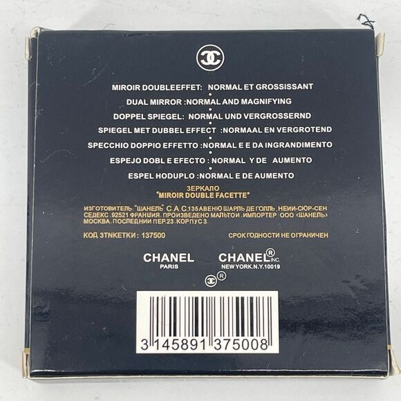 CHANEL Miroir Double Facettes Yellow Compact Mirror Duo | New | Luxe Accessory - Picture 10 of 13